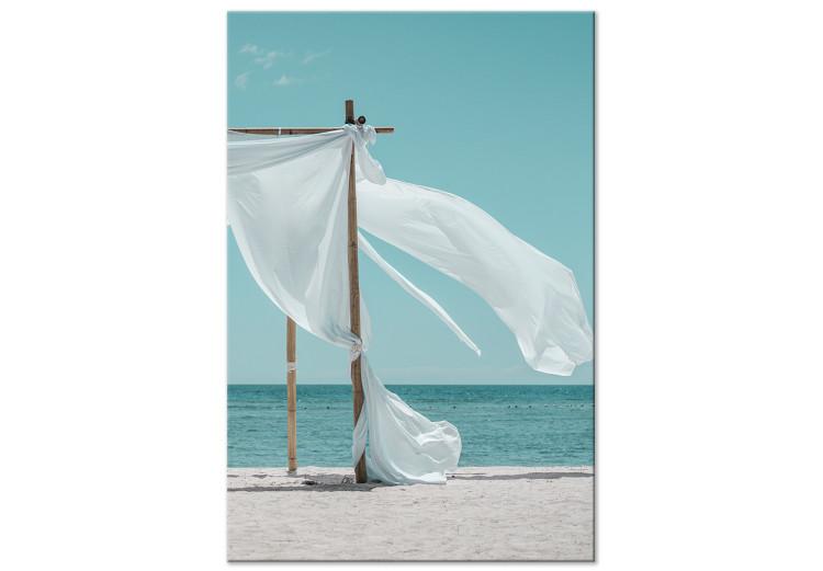 Canvas Print Warm Wind (1-piece) Vertical - beach and sea landscape