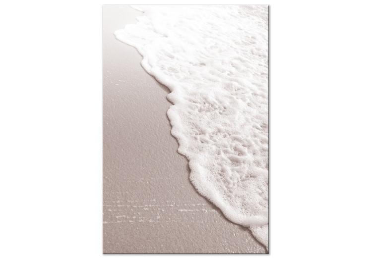 Canvas Print Seaside Stroll (1-piece) Vertical - summer landscape of sand and sea