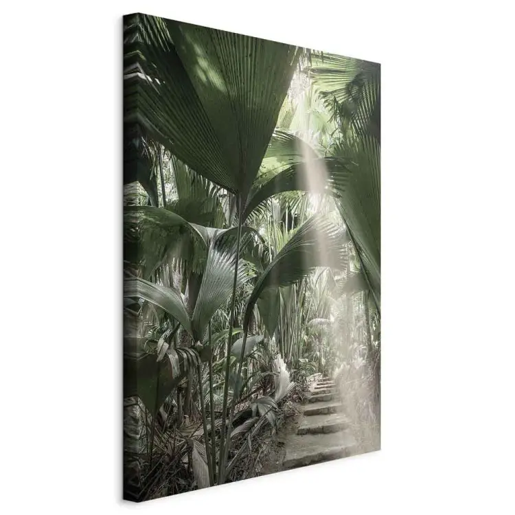 Bundle of Light Vertical - tropical vegetation landscape