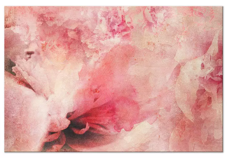 Pink Dawn - Abstraction with blurry roses and fragments of flowers