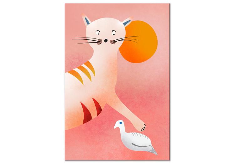 Canvas Print Fairy little tiger- Animal theme inspired by illustrations for kids