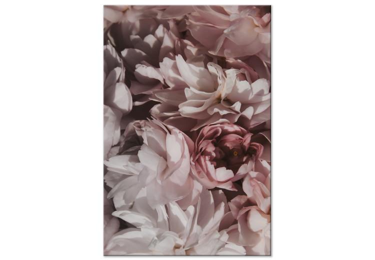Canvas Print Flowers in the shade - Pastel Floral composition in Boho Style