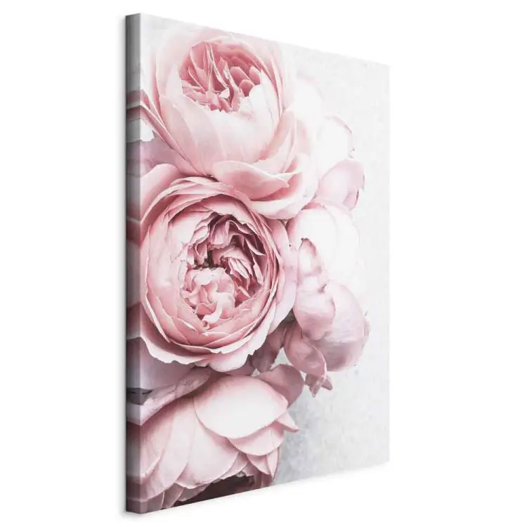 Rose Scent Vertical - pink flowers in boho motif