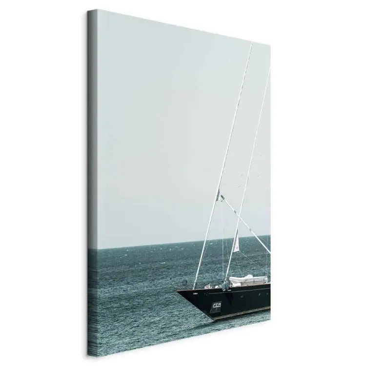 Mediterranean Expedition Vertical - landscape with a sailboat