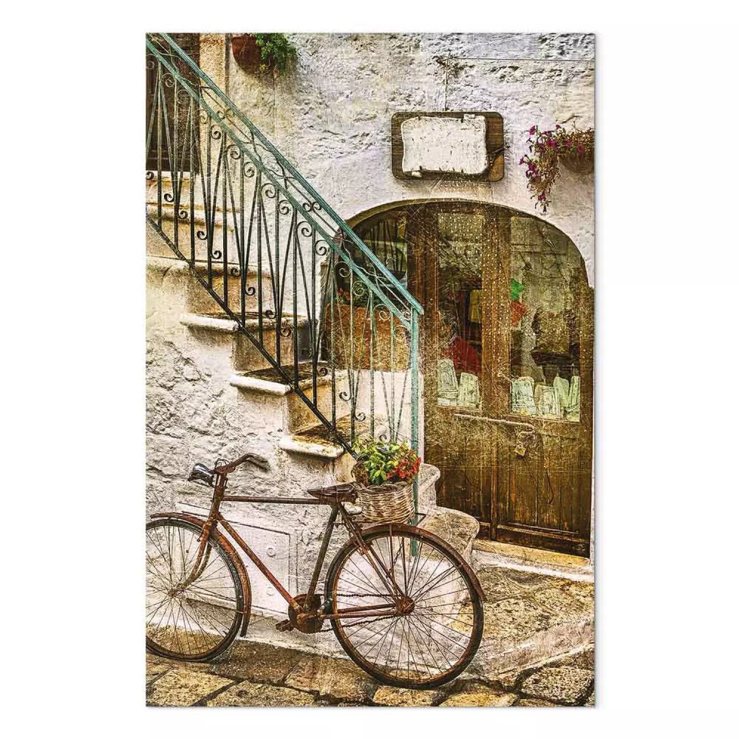 Bicycle paintings on canvas top