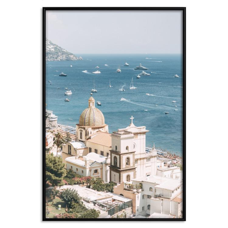 Poster Amalfi Panorama - majestic seascape and architecture of Italy