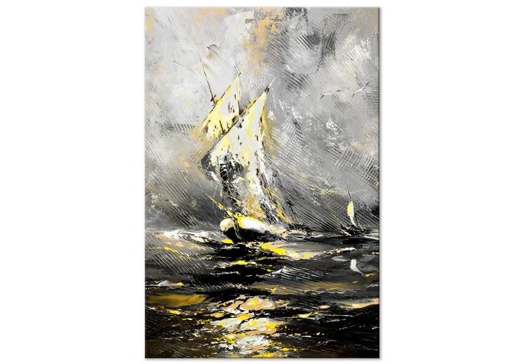 Canvas Print Ship in the Storm (1 Part) Vertical