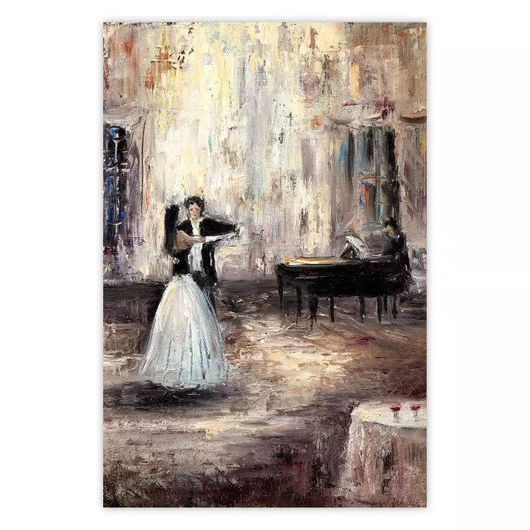 First Dance - dancing couple in a romantic composition