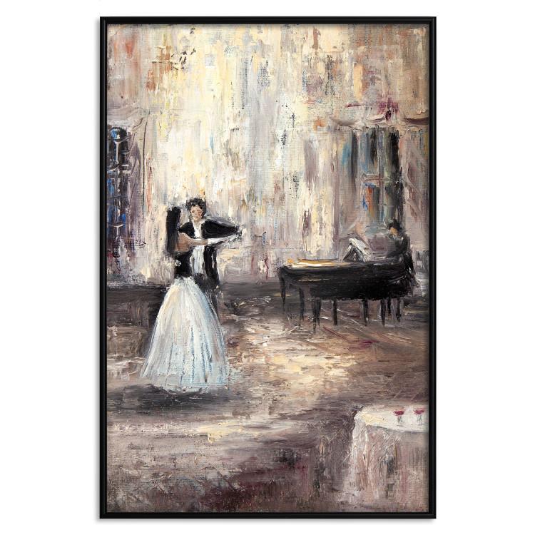Poster First Dance - dancing couple in a romantic composition