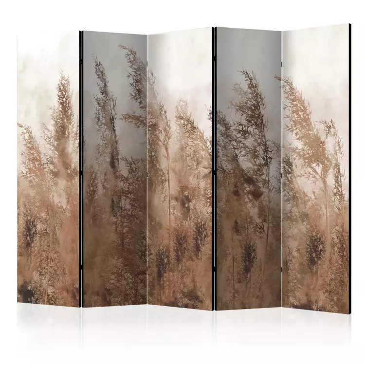 Room Divider Tall Grasses - Brown II [Room Dividers]
