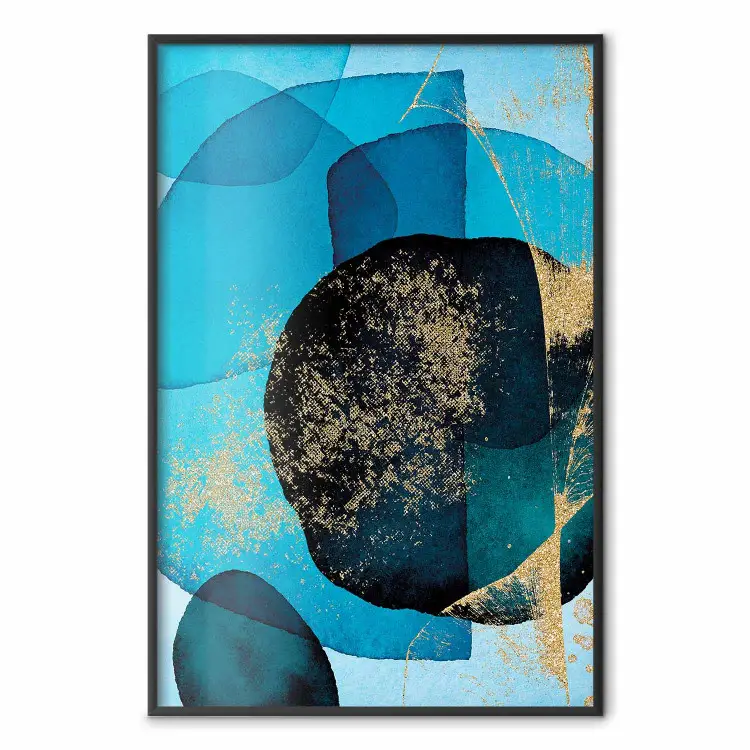 Oceanic Kaleidoscope - a blue abstraction with a unique texture