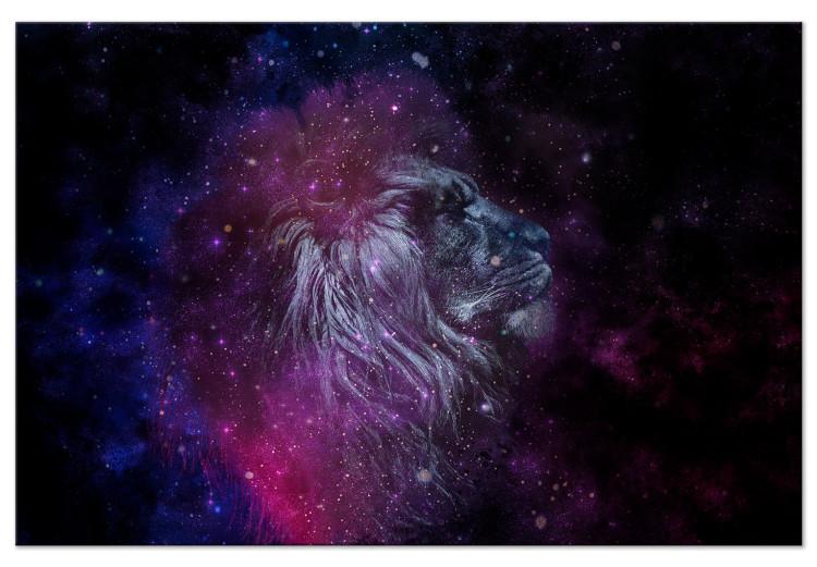 Large canvas print Cosmic Lion [Large Format]