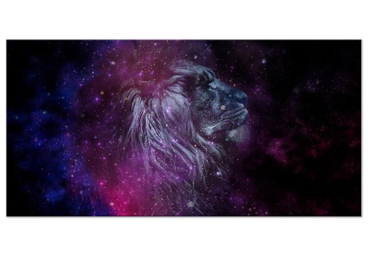 Large canvas print Cosmic Lion II [Large Format]