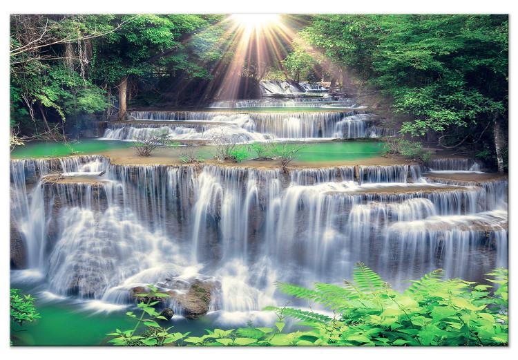Large canvas print Tropical Waterfall II [Large Format]