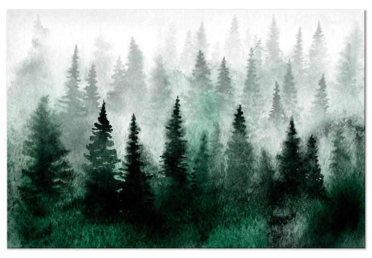Large canvas print Scandinavian Foggy Forest [Large Format]