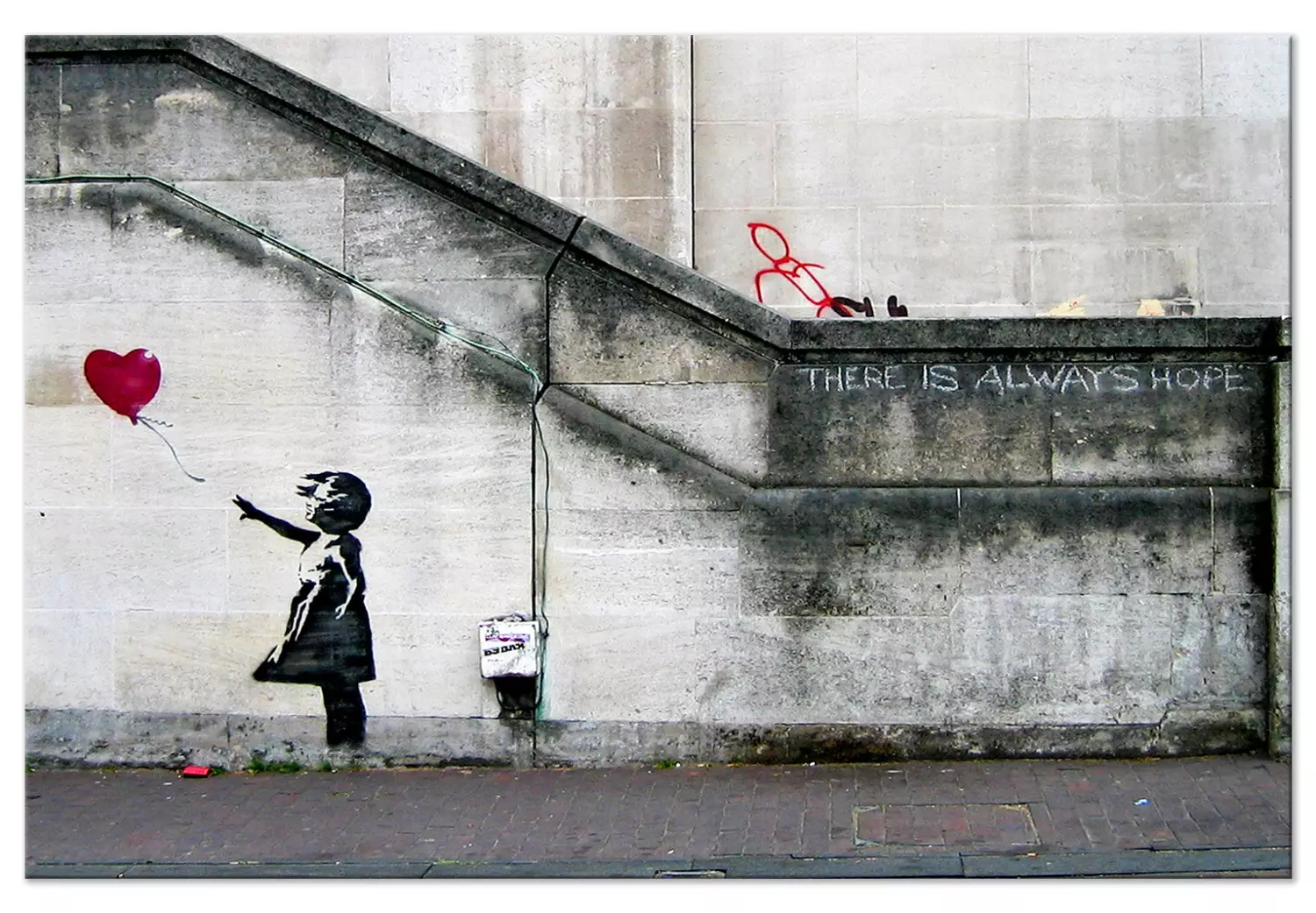 Girl With a Balloon by Banksy Large Format