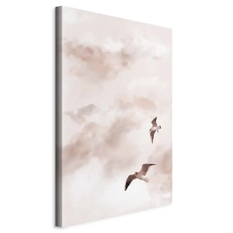 Celestial Lovers Vertical - birdscape in the sky