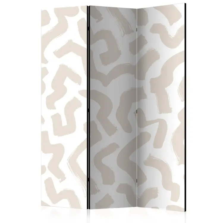 Beige Pattern - Simple abstraction in scandiboho style