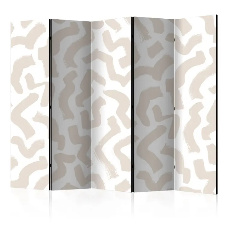 Beige Pattern II - Light abstraction in scandiboho style