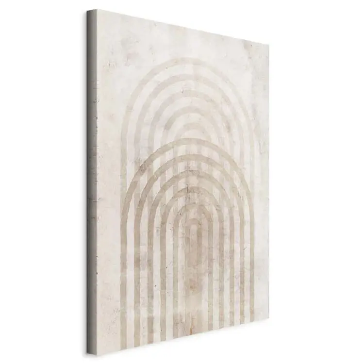 Brown circles - abstraction with geometric figures