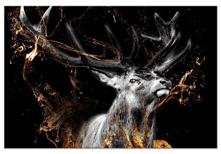 Large canvas print Golden Deer [Large Format]