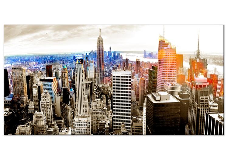 Large canvas print Manhattan: Island for Rich II [Large Format]