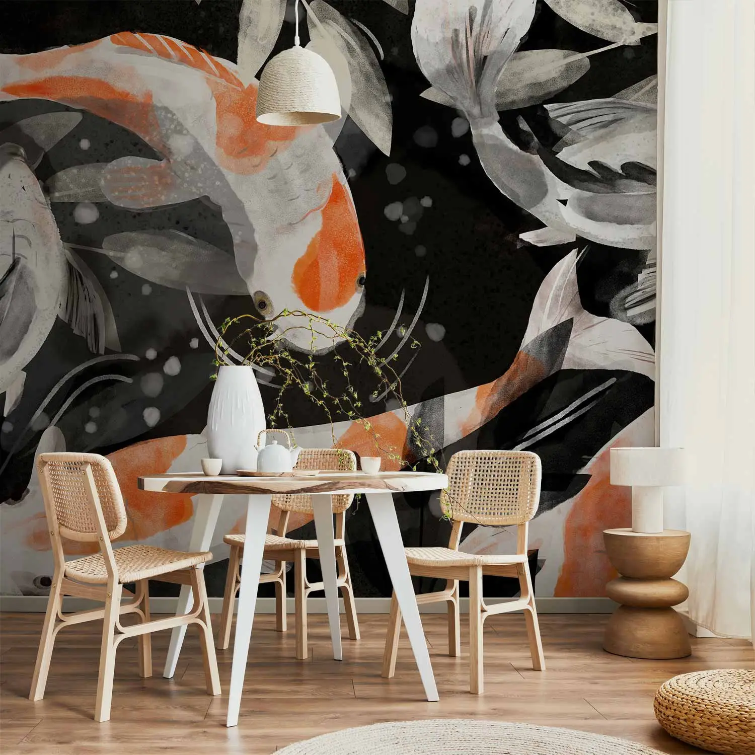 koi carp wallpaper uk