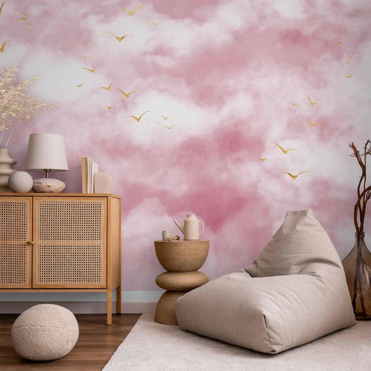 Wall Mural Sky Over the Forest - First Variant