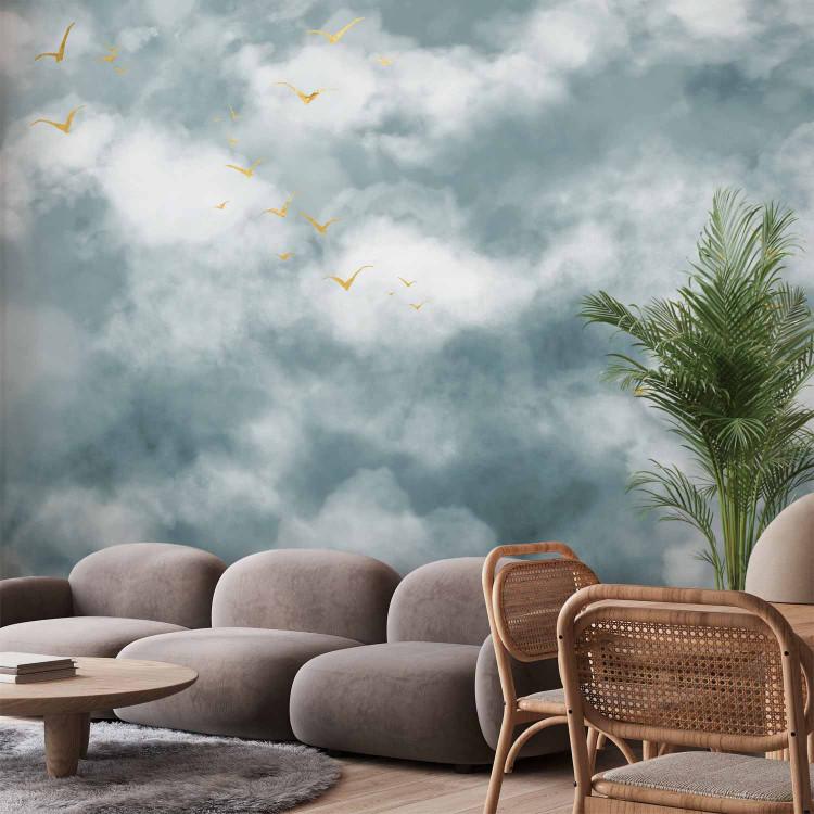 Wall Mural Sky Over the Forest - Second Variant