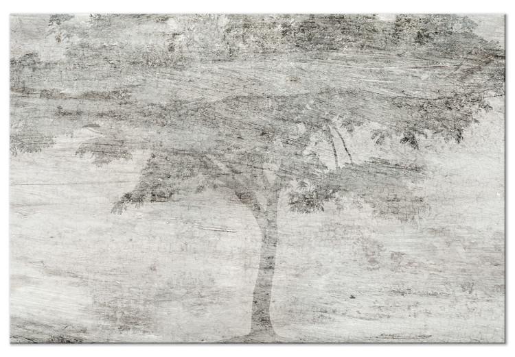 Canvas Print Hazy Tree (1-piece) Wide - third variant - landscape