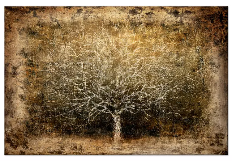 Venetian Tree (1-piece) Vertical - bare branches in vintage style