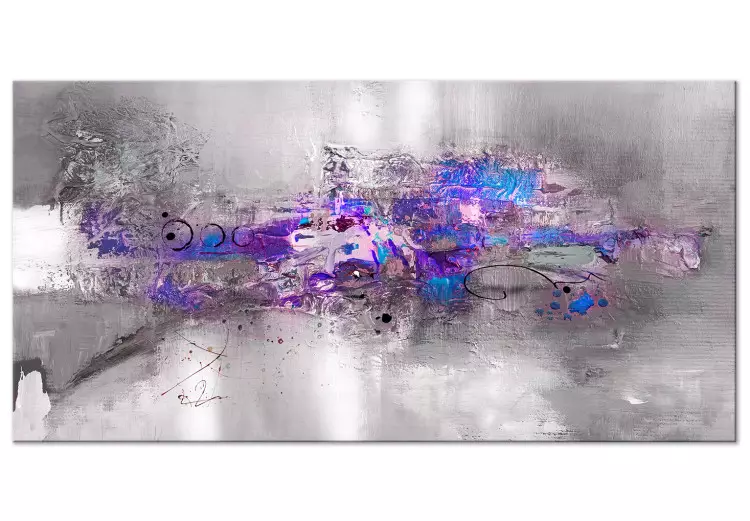 Transition (1-piece) Wide - modern abstraction with a touch of purple