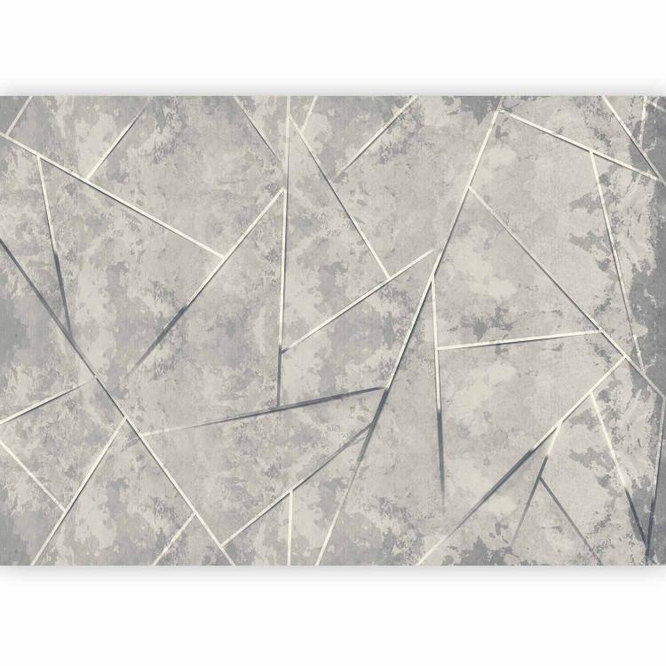 Geometry in a gray version - a composition with an abstract motif