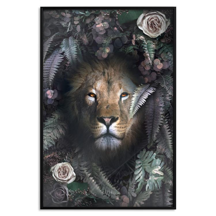 Poster Lion in Leaves [Poster]