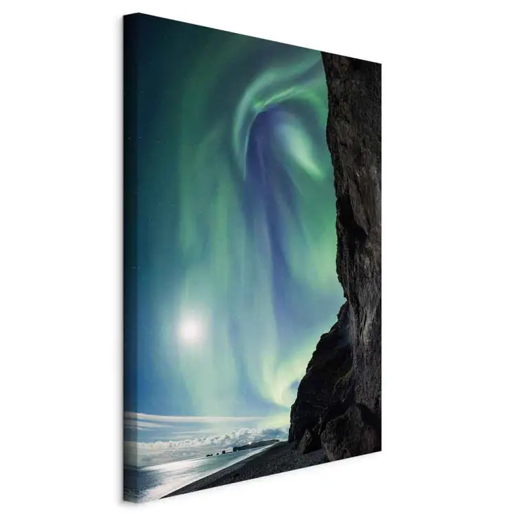 Wonder of Nature Vertical - landscape with cliff and polar sky