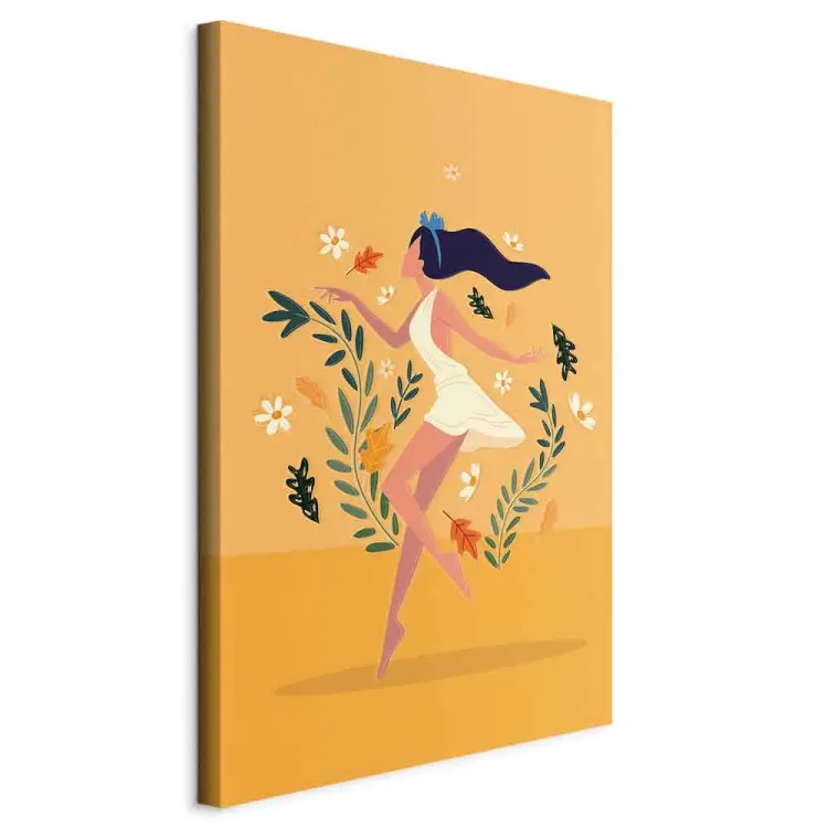 Dancing Among Flowers Vertical - woman amidst plants