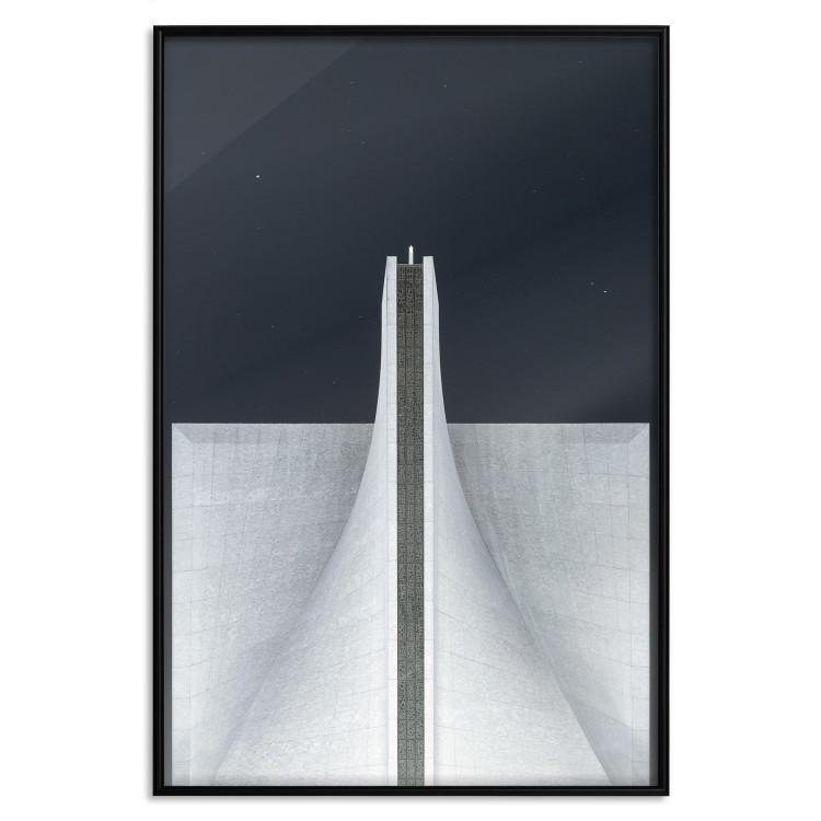 Poster Original Architecture - abstract white structure in space