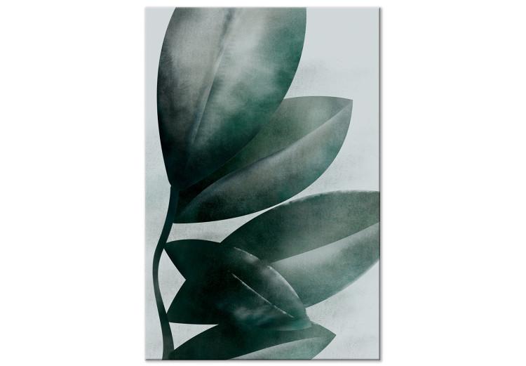 Canvas Print Olive Tree Leaves (1-piece) Vertical - landscape with botanical motif