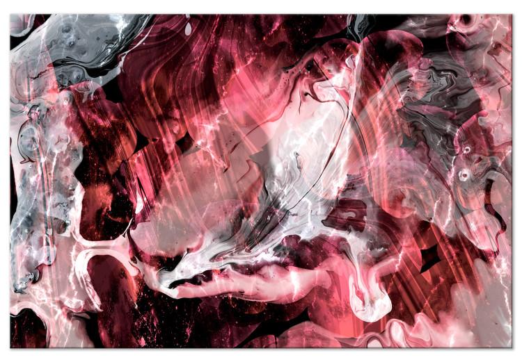Canvas Print Universe (1-piece) Wide - second variant - pink abstraction