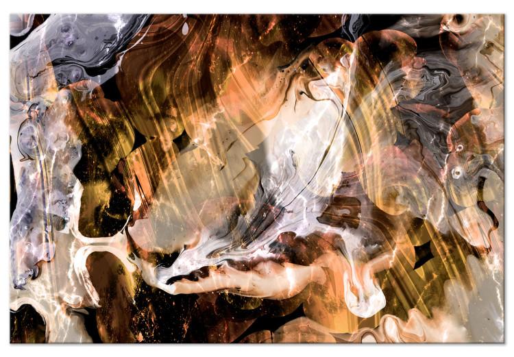 Canvas Print Universe (1-piece) Wide - third variant - warm abstraction