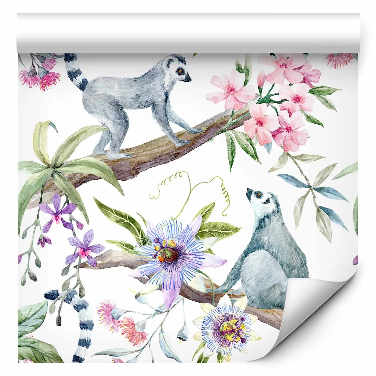 lemur wallpaper b&q