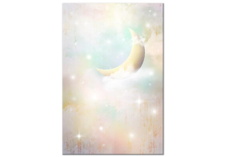 Canvas Print Night of Colors (1-piece) Vertical - starry composition for children