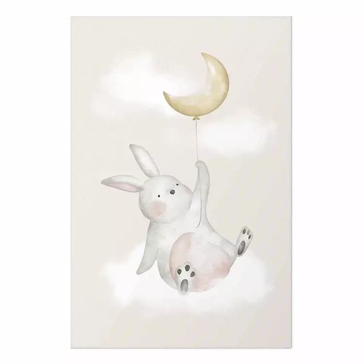 Poster Bunny With Balloon [Poster]