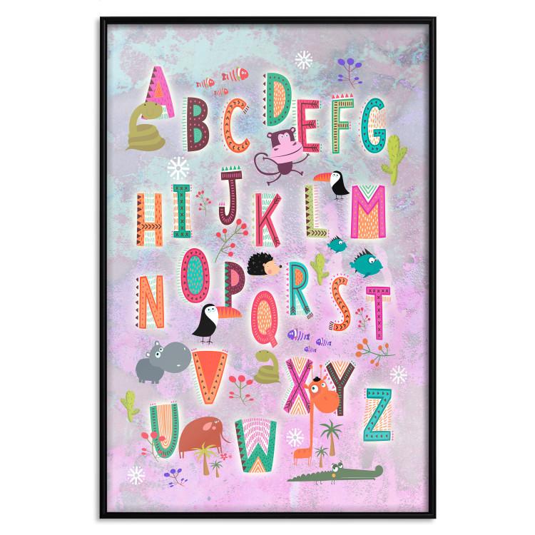 Poster Cheerful Alphabet [Poster]