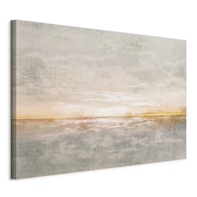 Sunset - seascape amid warm rays