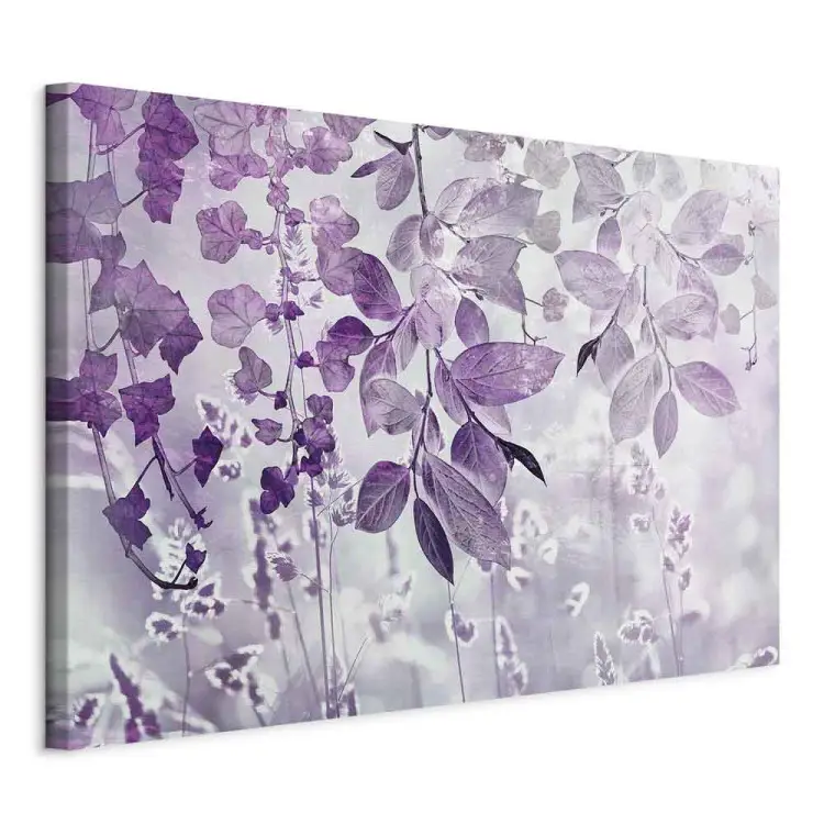 Purple Garden - landscape in violet-hued leaves