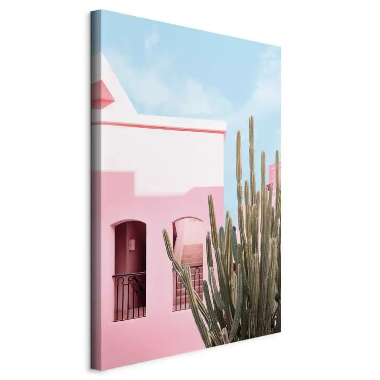 Miami Cactus - pink architecture in a holiday landscape