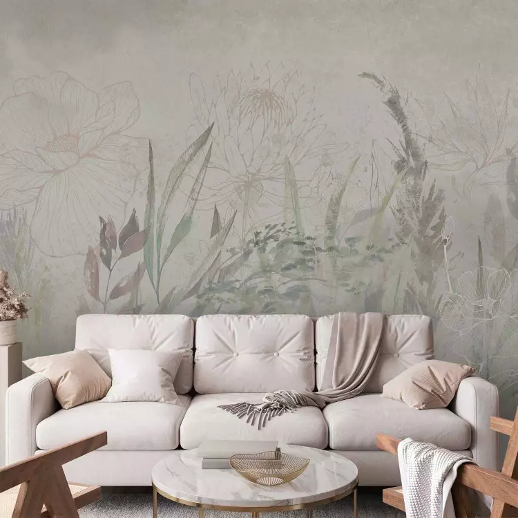 Boho-Style Garden - Airy Flowers and Grasses in Grays and Greens