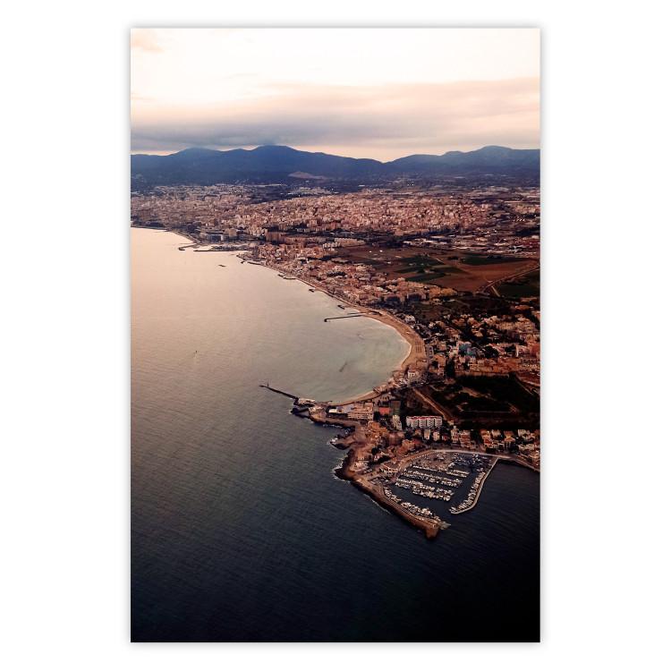 Poster Hot Spain - Seaside Landscape of Mallorca Seen From a Bird’s Eye View