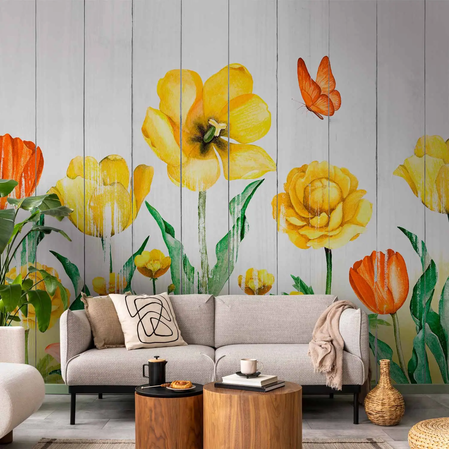 トップス house on the hill Yellow flower 80cm 085a324e182ab33a29ed1b6b22c7b6
